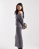 Vero Moda Petite Vero Moda Petite soft touch folded waistband midi skirt in gray melange - part of a set-Brown - 1