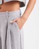 Vero Moda Petite Vero Moda Petite tailored pleated front wide leg pants in heather gray - part of a set - 3
