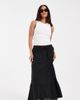 Vero Moda Petite Vero Moda Petite textured boho maxi skirt in black - 1