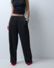 Vero Moda Petite Vero Moda Petite textured satin wide leg pants in black - 2