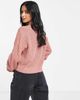 Vero Moda Petite Vero Moda Petite v-neck cardigan with deep cuff in rose-Pink - 2