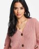 Vero Moda Petite Vero Moda Petite v-neck cardigan with deep cuff in rose-Pink - 3