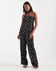Vero Moda Petite Vero Moda Petite woven bandeau top with scarf detail in black and white polka dot - part of a set - 2