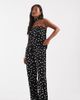 Vero Moda Petite Vero Moda Petite woven wide leg pants in black and white polka dot - part of a set - 1