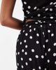 Vero Moda Petite Vero Moda Petite woven wide leg pants in black and white polka dot - part of a set - 4