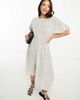 Vero Moda Tall Vero Moda Aware Tall smock maxi dress in mono stripe-White - 4