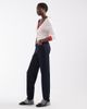 Vero Moda Tall Vero Moda Tall Allison mid rise straight leg seam detail jeans with fold up in dark blue denim-Navy - 3