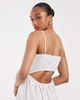 Vero Moda Tall Vero Moda Tall cami midi dress in white striped print - 2