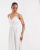 Vero Moda Tall Vero Moda Tall cami midi dress in white striped print - 3