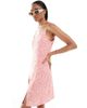 Vero Moda Tall Vero Moda Tall cami mini dress with split in pink floral print - 2