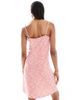 Vero Moda Tall Vero Moda Tall cami mini dress with split in pink floral print - 4