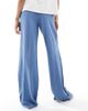 Vero Moda Tall Vero Moda Tall fluid wide leg pants in blue chambray - 3