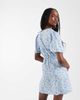 Vero Moda Tall Vero Moda Tall flutter sleeve wrap front mini dress in blue floral print - 4
