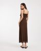 Vero Moda Tall Vero Moda Tall frill trim cami midaxi dress in chocolate brown - 3