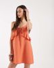 Vero Moda Tall Vero Moda Tall frill trim cami mini dress in rust-Orange - 1