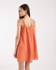 Vero Moda Tall Vero Moda Tall frill trim cami mini dress in rust-Orange - 4
