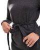 Vero Moda Tall Vero Moda Tall high neck knit mini dress with tie waist in black - 2
