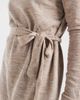 Vero Moda Tall Vero Moda Tall high neck knitted mini dress with tie waist in stone-Neutral - 2