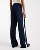 Vero Moda Tall Vero Moda Tall loose pull-on pants with side stripe in navy - 4
