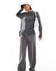 Vero Moda Tall Vero Moda Tall oversized high neck sweater in medium gray melange - 1