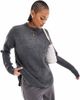 Vero Moda Tall Vero Moda Tall oversized high neck sweater in medium gray melange - 2