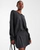 Vero Moda Tall Vero Moda Tall pleated mini skirt in heather gray - 1