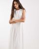Vero Moda Tall Vero Moda Tall poplin pleated waist sleeveless midaxi dress in white - 2