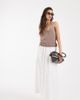 Vero Moda Tall Vero Moda Tall pull on full circle midi skirt in white - 1
