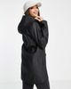 Vero Moda Tall Vero Moda Tall raincoat in black - 2