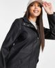 Vero Moda Tall Vero Moda Tall raincoat in black - 3