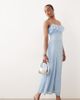 Vero Moda Tall Vero Moda Tall ruffle bust chiffon midi cami dress in light blue - 1