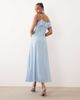Vero Moda Tall Vero Moda Tall ruffle bust chiffon midi cami dress in light blue - 2