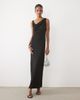 Vero Moda Tall Vero Moda Tall sleeveless twist detail maxi dress in black - 2