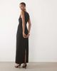 Vero Moda Tall Vero Moda Tall sleeveless twist detail maxi dress in black - 4