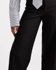 Vero Moda Tall Vero Moda Tall straight leg dress pants with creased front in black - 3
