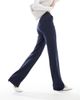 Vero Moda Tall Vero Moda Tall straight leg jersey pants with belt loops in navy - 2