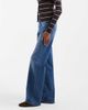 Vero Moda Tall Vero Moda Tall Tessa high waisted wide leg jeans in washed mid blue - 2