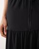 Vero Moda Tall Vero Moda Tall tie waist jersey tiered boho maxi skirt in black - 3
