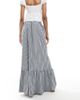 Vero Moda Tall Vero Moda Tall tiered hem maxi skirt in black gingham print - 2