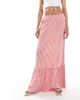 Vero Moda Tall Vero Moda Tall tiered hem maxi skirt in red gingham print - 3