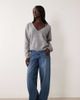 Vero Moda Tall Vero Moda Tall Zelda high rise barrel leg jeans with pocket detail in medium blue denim - 1