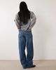 Vero Moda Tall Vero Moda Tall Zelda high rise barrel leg jeans with pocket detail in medium blue denim - 3