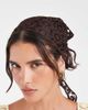 Vero Moda Vera Moda floral lace triangle scarf in chocolate-Brown - 2
