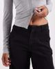Vero Moda Vero Moda Amaris high rise wide leg jeans in black - 4