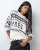 Vero Moda Vero Moda 'Apres Ski' fairisle sweater in cream-WHITE - 2