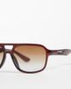 Vero Moda Vero Moda aviator sunglasses in brown - 2