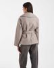 Vero Moda Vero Moda belted short formal jacket in gray-brown - 4