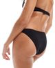 Vero Moda Vero Moda bikini bottoms with braided strap detail in black - 4
