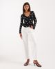 Vero Moda Vero Moda Billie high rise barrel leg jeans in bright white - 1