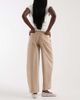 Vero Moda Vero Moda Billie high rise barrel leg jeans in mink-Neutral - 2